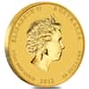 2012 1/2 oz Gold Lunar Dragon BU Australia Perth Mint Series II