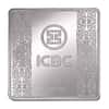 2014 50 gram ICBC Year of the Horse Square Silver Bar .999 Fine (Colorized)