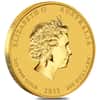 2015 2 oz Gold Lunar Year of The Goat BU Australia Perth Mint In Cap