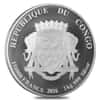 2016 Congo 1 Kilo Silver African Lion Coin .999 Fine (In Cap)