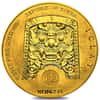 2017 1 oz South Korea Gold ZI:SIN Gallus Medal BU