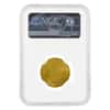 2019 1/2 oz Gold Apollo 11 50th Anni Robbins Medal Restrike NGC PF 70 Matte FDOI (w/Box & COA)