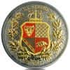 2019 1 oz Britannia & Germania The Allegories Ruthenium Gilded Silver Coin