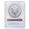 2019 W 1 oz Enhanced Rev. Proof Silver American Eagle PCGS PF 70 FS (Two Flags Label, Pride of Two Nations)