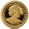 2021 1/2 gram Proof St. Helena Una and the Lion Gold Coin