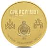 2021 Niue 1 oz GALAGA™ 40th Ann. Gold Coin BU (w/Box & COA)