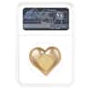 2021 Palau 1 oz Silver Gilt Rosy Heart Coin NGC MS 70 ER