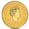 2022 1/20 oz Gold Lunar Year of The Tiger BU Australia Perth Mint In Cap