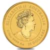 2022 1/4 oz Gold Lunar Year of The Tiger BU Australia Perth Mint In Cap