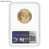 2022 1/2 oz Gold American Eagle NGC MS 69 Mint Error (Obv Struck Thru)