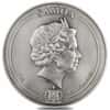 2022 1 kilo Silver Easter Island Multilayered High Relief Coin Samoa .999 Fine (w/Box & COA)