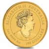 2022 1 oz Gold Lunar Year of The Tiger BU Australia Perth Mint In Cap