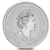 2022 1 oz Platinum Lunar Year of The Tiger BU Australia Perth Mint In Cap