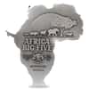 2022 Chad 1 oz Silver Big Five Africa Shaped High Relief Coin .999 Fine (w/Box)