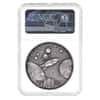 2022 Chad 2 oz Silver Doge On The Moon Coin Serial #2 NGC MS 70 ER Antiqued High Relief