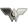 2022 Cook Islands 1 oz DC Comics Wonder Woman Emblem Shaped Silver Coin (w/Box)