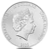 2022 Cook Islands 2 oz Proof Silver Silverland - The Rock Coin .999 Fine (w/Box & COA)