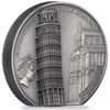 2022 Cook Islands 5 oz Silver Leaning Tower of Pisa Coin Antiqued .999 Fine (w/Box & COA)