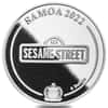 2022 Samoa 1 oz Colorized Silver Oscar The Grouch Coin - Sesame Street .999 Fine (w/Box & COA)