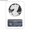 2022-W 1 oz Proof Silver American Eagle NGC PF 69 Mint Error (Rev Struck Thru)
