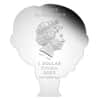 2023 1 oz Tuvalu James Bond Honey Ryder Mini Shaped Silver Coin