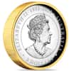 2023 2 oz Silver Australian Kookaburra High Relief Gilded Coin Perth Mint