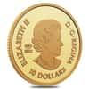 2023 Canada 1/20 oz The Curious Marten Proof Gold Coin