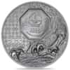 2023 Mongolia 2 oz Silver Falcon Coin .999 Fine