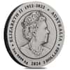 2024 2 oz Antiqued Silver Lunar Dragon Australian Perth Mint