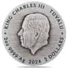 2024 2 oz Tuvalu Teenage Mutant Ninja Turtles™ 40th Ann. Antiqued Silver Coin