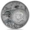 2024 Cook Islands 2 oz Silver Historic Instruments Armillary Sphere Coin