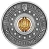 2024 Tuvalu 1 oz Antiqued Silver Lunar Dragon Rotating Charm Coin