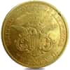 $20 Gold Double Eagle Liberty Head Type I - Ex-Jewelry (Random Year, 1850-1866)