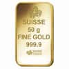 50 gram Gold Bar PAMP Suisse Lady Fortuna Veriscan .9999 Fine (In Assay)