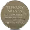 31.5 gram Tiffany & Co Sterling Silver Tiffany Money $25 Round Token .925 Fine (Scruffy)