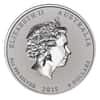 2015 5 oz Silver Lunar Year of The Goat BU Australian Perth Mint In Cap