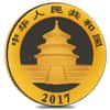 2017 3 Gram Chinese Gold Panda 50 Yuan .999 Fine BU (Sealed)