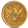 1845 $5 Liberty Head Half Eagle Gold Coin - Very Good (VG)