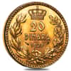 1925 Yugoslavia 20 Dinara Alexander I Gold Coin AU/BU AGW .1867 oz