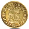 1/2 Escudo Spain Charles III Gold Coin Cleaned AGW .0489 oz (Random Year, 1759 - 1785)