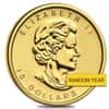 1/4 oz Canadian Gold Maple Leaf $10 Coin Scruffy (Random Year)