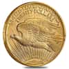 $20 Gold Double Eagle Saint Gaudens PCGS MS 62 (Random Year)