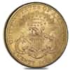 $20 Gold Double Eagle Liberty Head PCGS MS 60 (Random Year)
