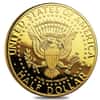 2014-W 3/4 oz Gold Kennedy Half Dollar Proof High Relief Coin (In Cap)