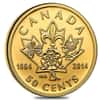 2014 1/25 oz Gold Canadian 150th Anniversary of Quebec 50 Cents Proof Coin .9999 Fine (w/Box & COA)