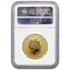 2001 1 oz $100 Gold Australian Lunar Year of the Snake NGC MS 70