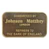 50 Gram Johnson Matthey Swiss Bank Corporation Gold Bar .9999 Fine
