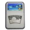 2001 1 oz China Lunar Fan Series Silver Snake 10 Yuan NGC MS 66