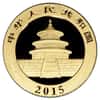 2015 1/2 oz Chinese Gold Panda 200 Yuan .999 Fine BU (Sealed)