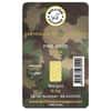 1/2 Gram Gold Bullion Exchanges Army Camouflage Istanbul Gold Refinery (IGR) .9999 Bar (In Assay)